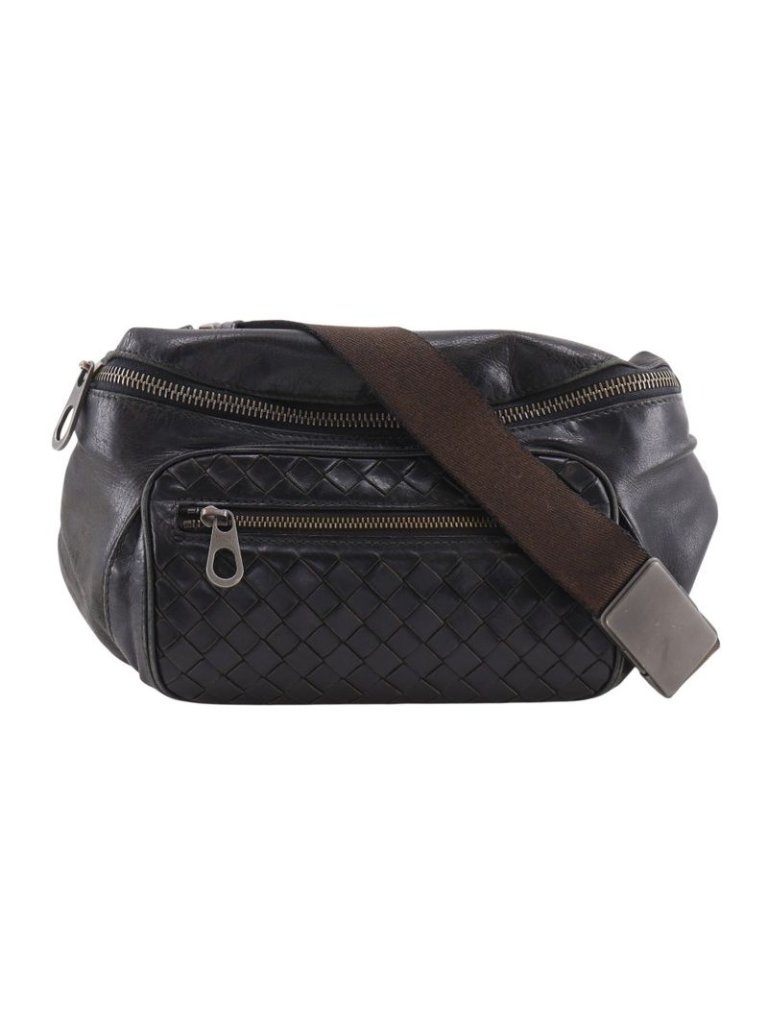 Bottega Veneta Shoulder Bag Leather Black